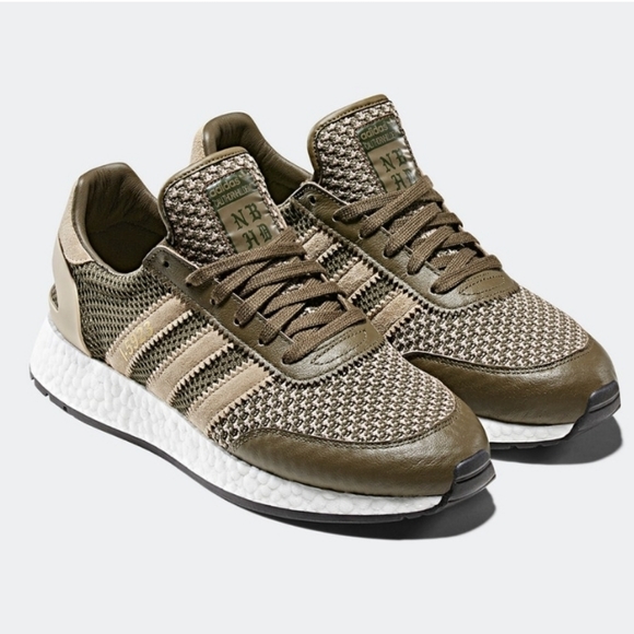 Adidas I-5923 Neighborhood Olive/Green Trainers BNWT - Picture 2 of 11